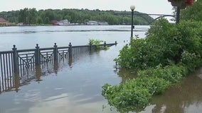 Major flooding along Mississippi River in St. Paul