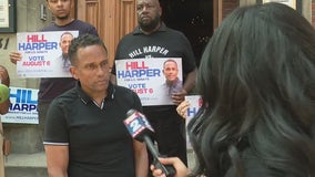 Actor Hill Harper fields questions ahead of Senate seat battle with Elissa Slotkin