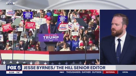 Trump back on the campaign trail