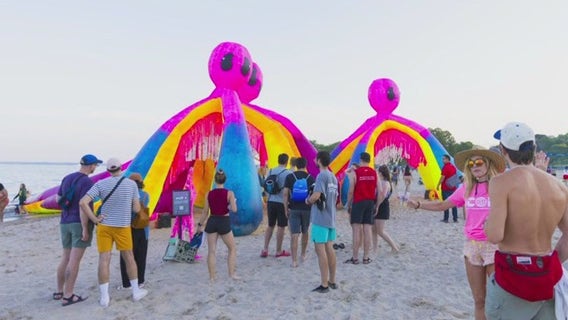 ArtBlaze in Milwaukee, McKinley Beach transforms Thursday night
