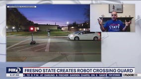 California researcher creates  crossing-guard robot