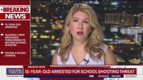 15-year-old arrested for school shooting threat