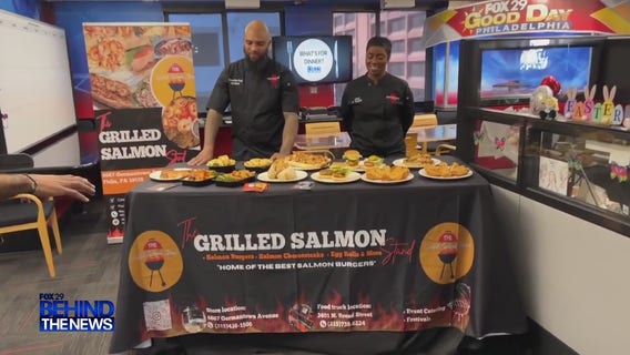 FOX 29 Behind The News: What's For Dinner? - The Grilled Salmon Stand