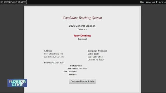 Orange County Mayor Jerry Demings runs for Florida governor