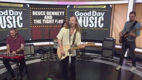 Deuce Bennett and The Tight Five in FOX 7 studios
