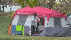 Tent communities growing along Chicago's lakefront