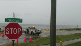 State Road A1A washout in Volusia County