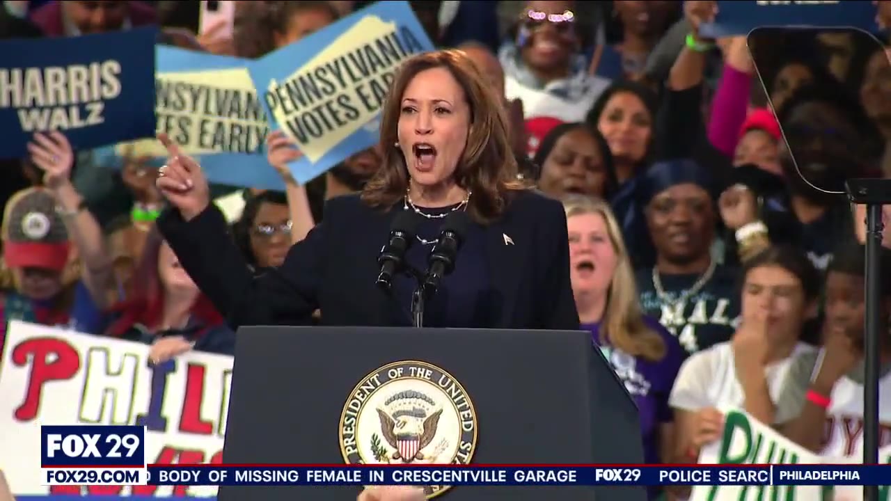 Kamala Harris rallies across Philadelphia; Trump holds rally at Madison Square Garden