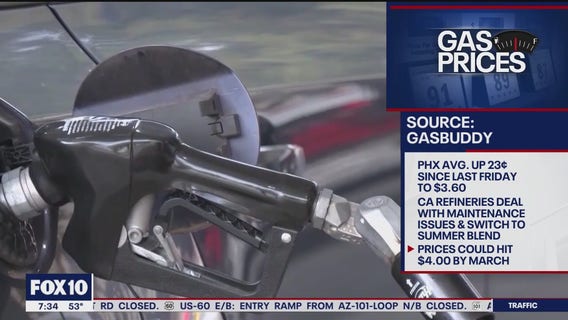 Gas prices are rising in Arizona