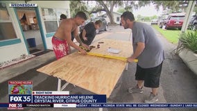 Residents prepare for Hurricane Helene in Crystal River