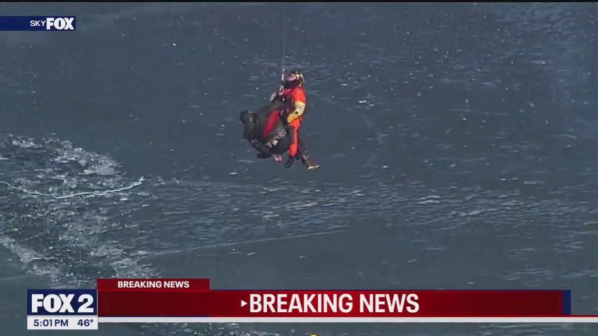 Dramatic rescue: Man pulled from Southeast Michigan lake