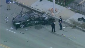 High-speed chase ends in fatal crash after robbery suspects flee Chicago police on South Side