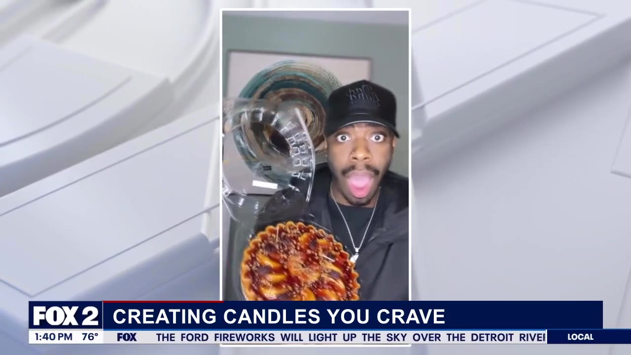 Local Detroit woman makes a hit with candles that looks like food