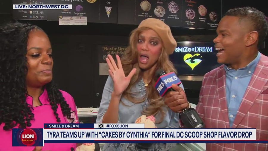 Tyra Banks dropping new ice cream flavor at DC shop