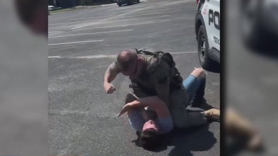 Video of Texas City Police takedown in Kemah; man arrested on assault charge