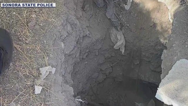 Tunnel discovered at Arizona border wall by Mexican state police with use of drones