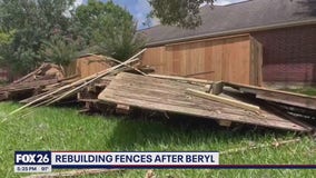 Rebuilding After Beryl: Homeowners Face Long Wait for Fence Repairs