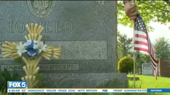 Boy Scout is planting American flags on forgotten veteran's graves