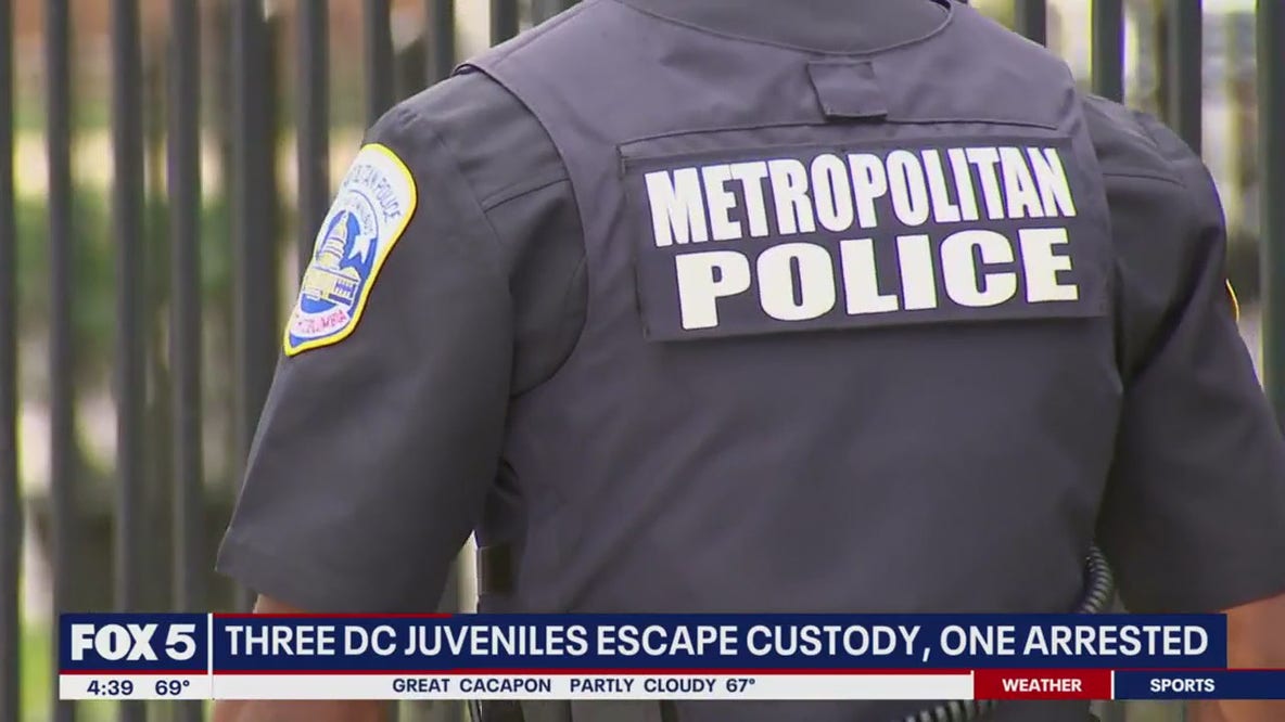 Three DC juveniles escape custody, one arrested