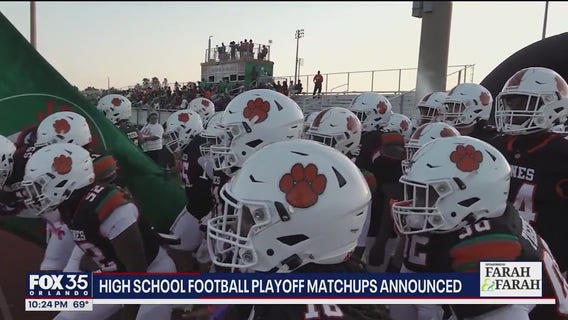 Here are the high school football playoff matchups