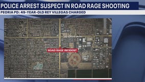 Suspect arrested in Peoria road rage shooting