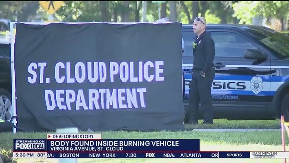Body found in burning car on quiet St. Cloud street