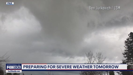 Tornadoes possible in Washington on Wednesday