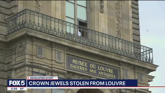 Thieves scale Louvre facade, steal Napoleon-era jewels in four minutes