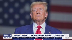 Trump already leaning hard on Congress