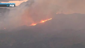 Wildfire breaks out amid triple-digit temps