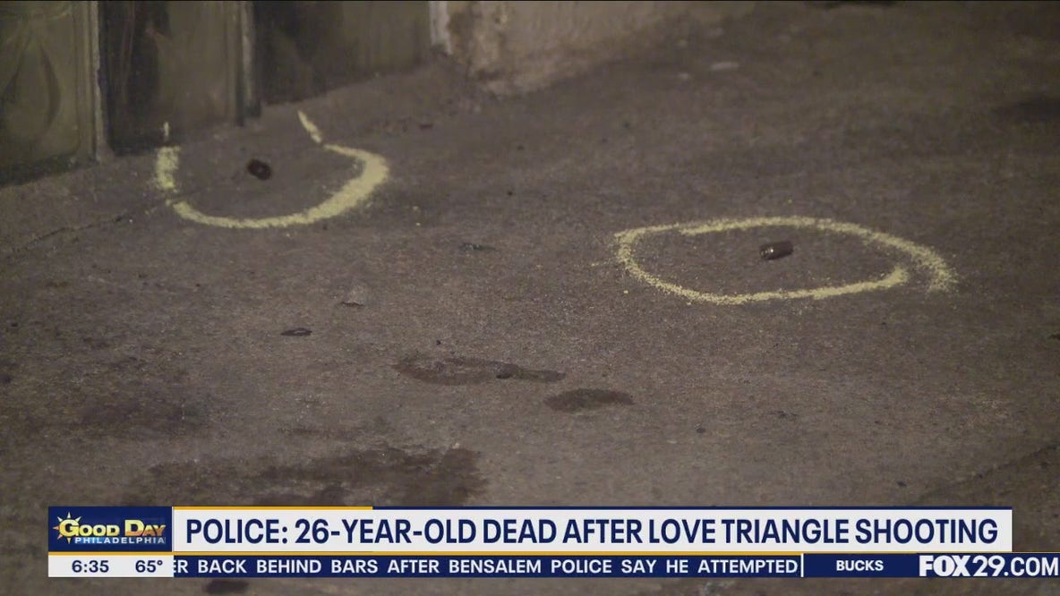 Boyfriend, 24, shoots girlfriend's ex in Philly 'love triangle' shooting: police