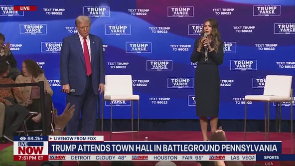 WATCH: Trump attends Pennsylvania town hall