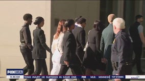 Diddy's family locks hands ahead of sex trafficking trial