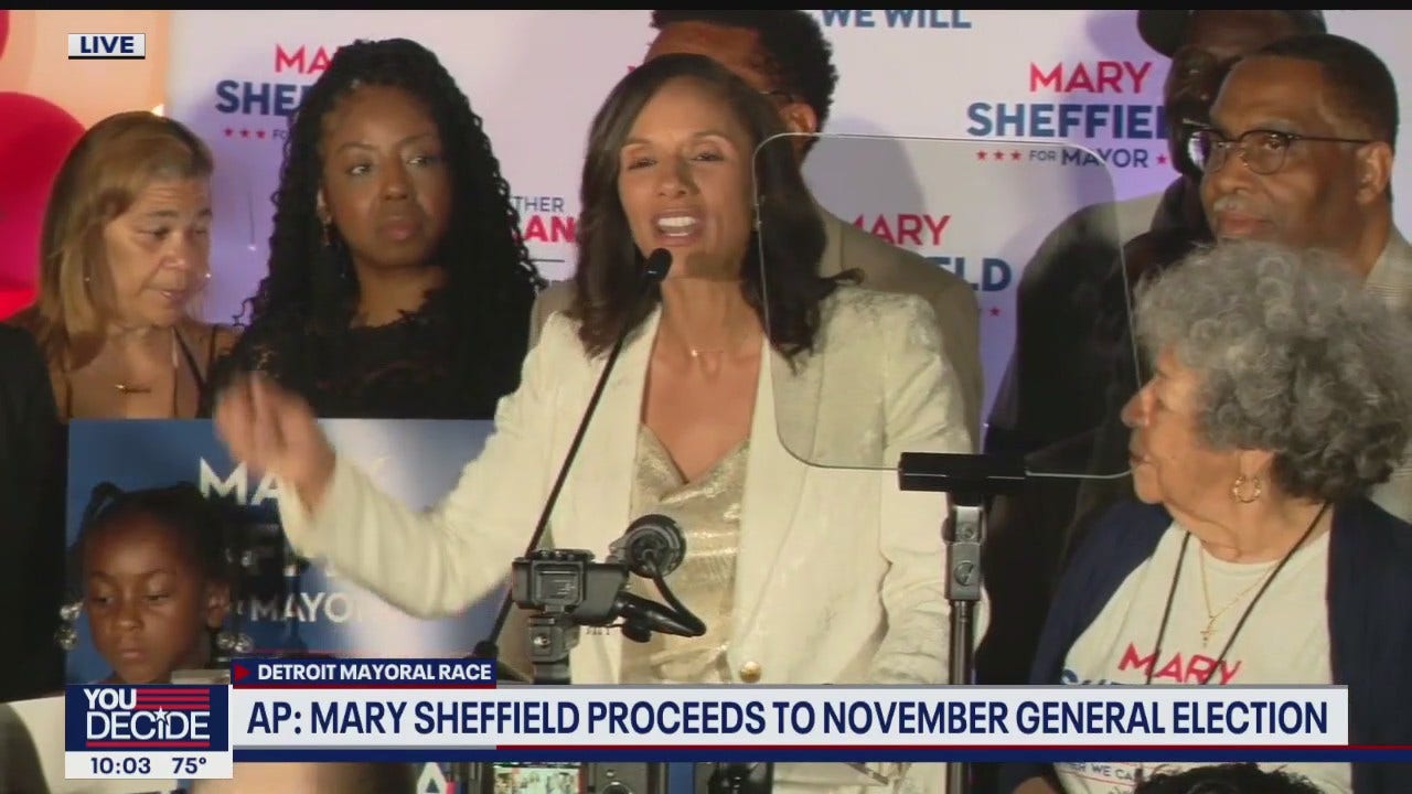 Detroit City Council President Sheffield Advances November Mayoral Runoff