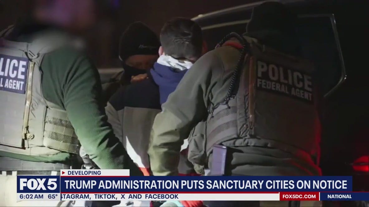 Trump puts DC area 'sanctuary jurisdictions' on notice