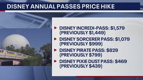 Walt Disney World raises prices on annual passes