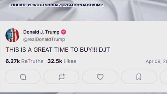 Trump encourages investors to buy ahead of tariff pause