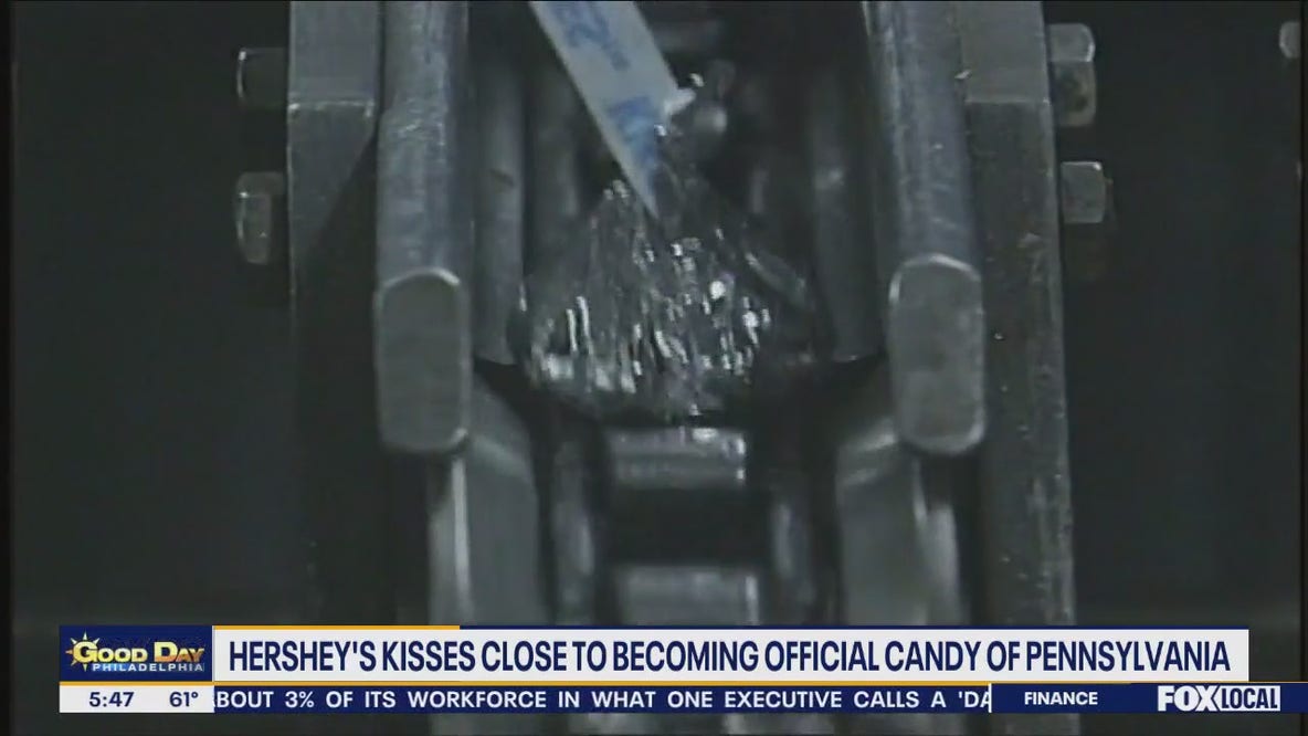 Hershey's kisses could become official candy of Pennsylvania
