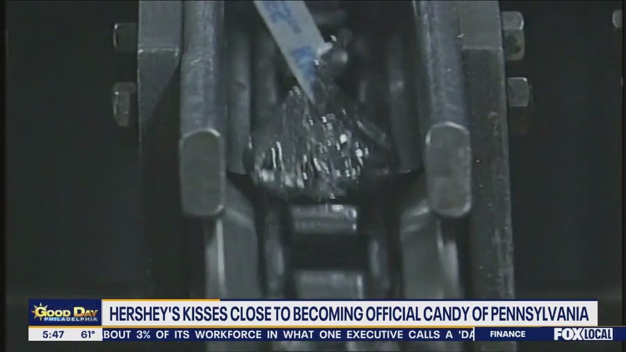 Hershey's kisses could become official candy of Pennsylvania