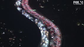 LA's unofficial holiday lights: Thanksgiving traffic