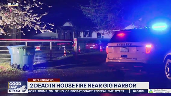 2 dead in house fire near Gig Harbor, WA