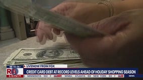 Credit card debt at record levels ahead of holidays