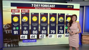 Seattle weather: extended stretch of heat on the way