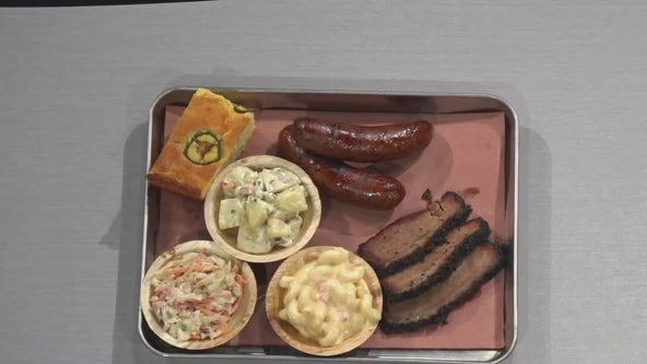 Barbecue platter for the Fourth of July