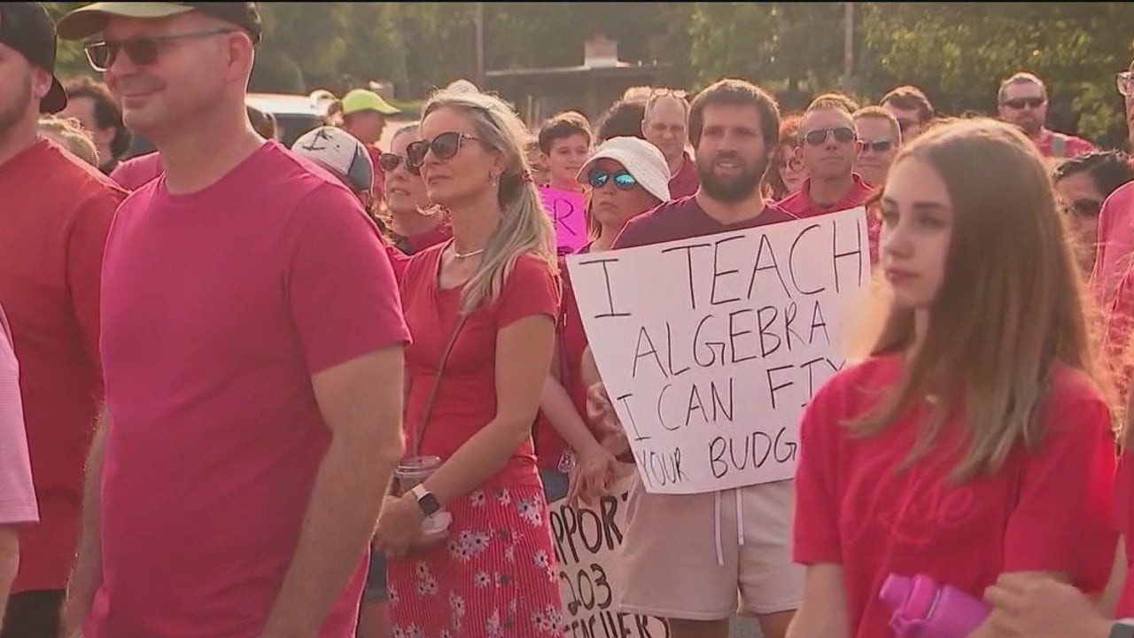 Naperville Teachers Rally Amid Contract Dispute, Strike Looms