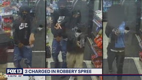 3 charged, including 14-year-old, in WA armed robbery spree