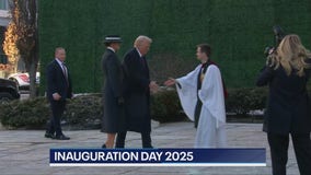 Melania Trump dons statement hat for church service