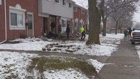 Wrong way driver smashes through condominium wall in St. Clair Shores.