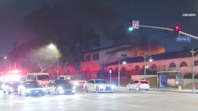 Notre Dame High School catches fire