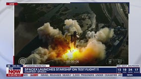SpaceX launches 11th test flight of giant Starship